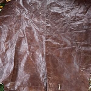 Brown Leather Hide Upholstery Crafting Material Scrap‎ Leatherworking Supply